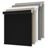 HOTSOON Blackout Roller Shades for Windows,Cordless,Pull Down Roller Shades,Roll up Blinds,Thermal Insulated Linen Fabric,UV Protection,Window Shades for Home,Door,Office,Blackout-Black,33.5"W x 72"H