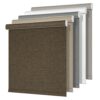 HOTSOON Blackout Roller Shades for Windows,Cordless,Pull Down Roller Shades,Roll up Blinds,Thermal Insulated Linen Fabric,UV Protection,Window Shades for Home,Door,Office,Blackout-Brown,46" W x 44" H