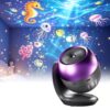 Hounyoln Ocean Projector Starry Glow Projector with White Noise & Timer