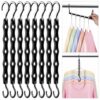 HOUSE DAY Closet Organizers and Storage 8 Pack - Black, Saving Closet Space
