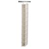 Household Essentials 311322 Hanging Shoe Storage Organizer for Closets |10 Pocket Shelves | Natural Canvas