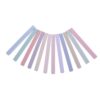 Housoutil 12pcs Multicolored Soft Broad Tip Highlighters with Chisel and Thick Tips, No Smear Quick Dry Markers for Journaling and Note Taking, Includes Carry Bag