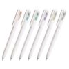 Housoutil 6pcs Plastic Hourglass Writing Pen with Comfort Grip and Sturdy Build, Smooth Pen for Office Writing Tools and School Supplies, Unique Minimalist Design for Teachers and Students