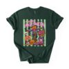 Howdy Halloween Western Graphic Tee Top, Forest, Small