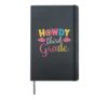 Howdy Third Grade Third Grader Hardcover Journal, Black