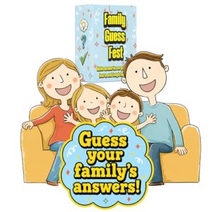 How Well Do You Know Your Family? Fun Trivia & Guessing Game for Kids, Teens & Adults - Family Game Night - Family Bonding Activities - Fun Family Games For Kids, Teens & Adults - Ages 8+, 3-8 Players
