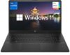 HP 17.3" Business Laptop Computer, Intel Core i7-1255U 10-Core Processor, 16GB RAM 1TB SSD, Intel Iris X Graphics, Windows 11 Home, HD+ LED Display, Numeric Keypad, Jet Black