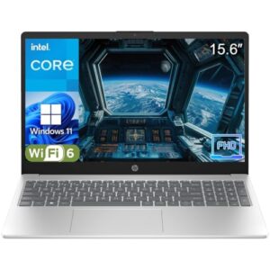 HP Pavilion 15" 2026 AI-Ready Laptop, Intel 4-Core N100, 32GB RAM, 1TB SSD, FHD Display, Numeric Keypad, Long Battery, Lightweight, Microsoft Office 365, Platinum White, Windows 11 Home
