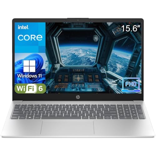 HP Pavilion 15" 2026 AI-Ready Laptop, Intel 4-Core N100, 32GB RAM, 1TB SSD, FHD Display, Numeric Keypad, Long Battery, Lightweight, Microsoft Office 365, Platinum White, Windows 11 Home
