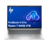HP ProBook 4 G1a Business AI PC Laptop (14" FHD+, AMD Ryzen 7 250 (> Intel Ultra 7 165U), 64GB DDR5, 2TB SSD, Radeon 780M Graphics), HP Wolf Security, Fingerprint, Backlit, 1080p Webcam, Win 11 Pro