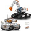 HPROMOT 2 in 1 STEM Building Kit, 1129PCS App & Remote Control Excavator Tank Coding Robot, Technic Programmable Construction Blocks, Educational Engineering Science Gift for Boys Girls Ages 8-16