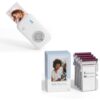 HPRT CP2100 Portable Photo Printer-Grey (2.1 x 3.4) Initial10 Sheets & 50 Sheets Bundle