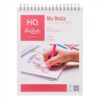 HQ Finestroke Mixed Media Sketchbook, 9 x 12 Inch, 190 GSM Cartridge Paper, Top Wiro Binding, 60 Sheets, JK Tuffcote Cover