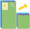 HTVRONT Cutting Mat, 6 Pcs, 12x12 & 12x24, Compatible with Maker & Explore