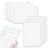 Huakaile 9 Pieces Hard Clear Page Protectors 8.5" x 11", Plastic Protective Sleeves for Paper Sheet Document Holder Photo Poster, Waterproof Birth Certificate Protector Covers