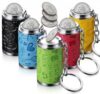 HUCHENYU Mini Coin Storage Keychain, 2-in-1 Portable Coin Holder Loose Change Container with Secure Snap Closure, Travel & Daily Carry(5pcs)