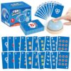 HugHush Math Games for Kids,Addition & Subtraction Games,Educational Learning Games Flash Card Gifts for Boys and Girls Ages 5 6 7 8,Counting Answer Buzzers Travel Indoor Outdoor Family