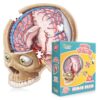Human Brain Floor Puzzle - Doctor Livingston Jr Anatomy Model - 100 Piece Jigsaw Puzzle - Kids Puzzle and STEM Game About Brain - Medically Accurate Science Toys for Kids, Toddlers, Teens