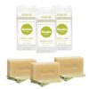 Humble Brands VEGAN Bergamot & Ginger Deodorant with Lemongrass & Sage Soap Combo Bundle, Bar Soap 3 pack, Deodorant 3 Pack