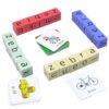 Humerry Spelling Games for Kids Ages 3-6, CVC Word Matching Letter Game, Phonics Learning Toy with 54 Flash Cards for Preschool Boys Girls