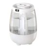 Humidifier, 1.5L Ultrasonic Cool Mist Humidifier with Dual Nozzle, Quiet Desktop Humidifier for Bedroom and Aromatherapy, White, Compact Size for Nightstand and Desk