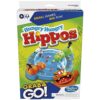 Hungry Hungry Hippos Grab and Go Game for Kids Ages 4 and Up, Portable Game for 2 Players, Travel Game for Kids, Includes 2 Chomping Hippos (English & French)
