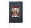 Husky Christmas Husky Costume Husky Xmas Merry Huskmas Husky Hardcover Journal, Black