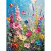 Hutarosl Wild Flowers Diamond Art Kits for Adults - Flowers Diamond Painting for Adults, Flower Gem Painting for Adult and Crafts Home Decor 12x16inch