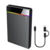 HWAYO 2.5'' Ultra Slim Portable External Hard Drive USB3.0/3.1 Type-C HDD Storage for PC, Desktop, Laptop, Mac, Chromebook, Xbox One, PS4 (1TB)