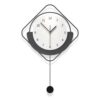 HXFOOAA Wall Clock Home Living Room Decoration Hanging Accessories Internet Celebrity and Atmospheric Quartz