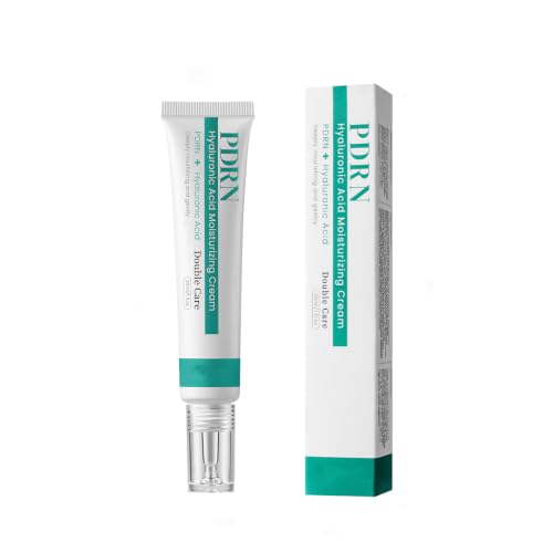Hyaluronic Acid Deep Moisturizing Face Cream, Visibly Softens Dry Fine Lines Appearance, Hydrating Nourishing Facial Cream with Precision Nozzle, Gentle for All Skin Types, 1 Fl Oz