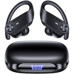 Hybrid Active Noise Cancelling Wireless Ear Buds 80 Hrs Playtime Hi-Res Stereo Quality Bluetooth Earbuds with Transparency Mode Headphones Bluetooth Earhooks ANC Earphones for Work Sports Travel