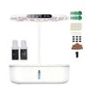 Hydroponics Growing System Kit with LED Grow Light, 9 Pods Indoor Garden Kit, Smart Hydroponic System with AB Fertilizer, Adjustable 14.6 x 4.9 x 27.6 in, 37 x 12.5 x 70 cm