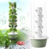 Hydroponics Tower Growing System, 20-36 Holes Hydroponic Kit, Vertical Growing System with 9 Layers for Indoor Garden and Plant Cultivation