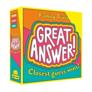 Hygge Games Great Answer! Fun Family Trivia Game