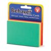 Hygloss Behavior Cards - Motivational for Students & Kids - Red, Yellow & Green Incentive Cards for Classroom - Early Childhood Education Material - Pocket Chart Cards - 3" x 3" - Pack of 100