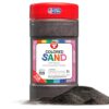 Hygloss Colored Sand for Crafts – 1 lb Bottle, Black – Vibrant Colorful Fine Sensory Play Sand Art Kits for Kids – Classroom Activities for Children 3 4 5 6 7 8 9 10 11 12 – Safe for Ages 3+