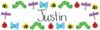 Hygloss Products Bugs Kids Name Plates for Desks Cubbies Lockers – 9.5 x 2-7/8 Inch, 36 Pack