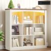 Hzuaneri 3 Tier Wood Cube Bookshelf, 9 Cube Storage Organizer