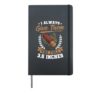 I Always Give Them The Full 3.5 Inches Turkey Hunting Hardcover Journal, Black