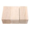 ibasenice 3pcs Unfinished Wood Cubes: Balsa Rectangle Blank Blocks - 4x2x2 Inch Wooden Building Blocks for Crafts Small Handicraft Projects Engraving Woodworking