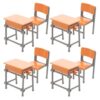 ibasenice Mini Classroom Furniture Set Dollhouse Mini Furniture 4-Pack for Classroom Decor Miniature School Room