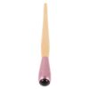 ibasenice Purple Jade Facial Roller for Women, Ice Face Roller with Wood and Stone Material, Eye Fatigue Relief and Convenient to Store, for Facial and Eye Massage
