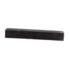 ibasenice Unfinished Black Wood Blocks for Carving and Whittling Crafts, Square Wood Board for Handcarved Stamps and Model Building, for Crafts Making and Collecting Projects