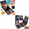 iBayam 251-Pack Art Supplies Drawing Kits Art Kit, 123-Pack Colored Pencils Set with Gift Case, 3-Color Sketch Pad