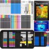 iBayam Art Sketching Drawing Supplies, 3-Color Sketchbook & Coloring Book