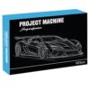 IBLOTIME 1:14 Blue Sports Car Building Set, 1037-Piece Model Kit
