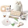 ibwaae Nature Exploration Toys Bug Catcher Kit for Kids 3-8,Durable Bug Catching Kit with Magnifier Box & Backpack, STEM Gift, Outdoor Scavenger Hunt Game Set with Observation Board & Reusable Cards