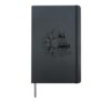 I Can Do All Things Through Christ Sunflower Hardcover Journal, Black