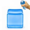 Ice Cube Stress Ball, Medium Cube 5cm(1.98") Fidget Toys, Blue Ice Cube Squishy Cube for Anxiety Relief Stress Reliever,Stress Relief Toys for Adults Kids Children Teens
